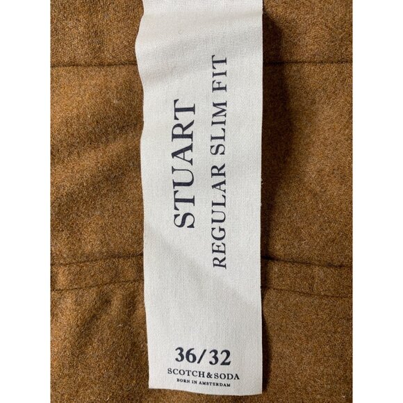 Scotch & Soda Mens Slim Fit Stuart Wool Blend Pants W36/L30 NWT $148 RP10239 - Picture 12 of 14